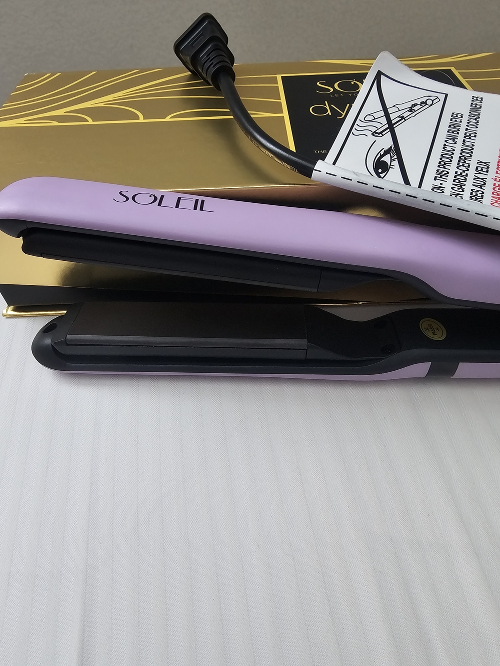 SOLEIL Lavender Hair Straightener